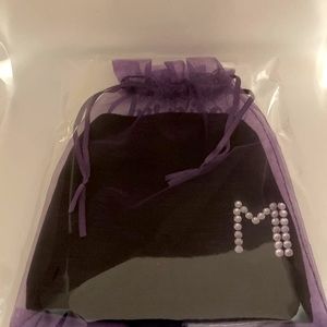 Bling initial face mask